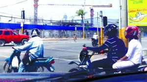 ROAD MENACE? With multitudes of motorcycles on city streets fighting for every inch of road space, defensive driving has been taken to a whole new level. 