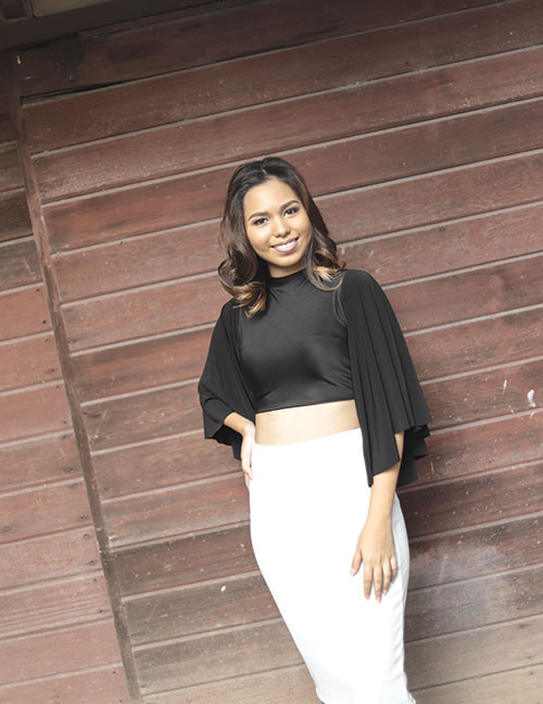 WORLD OF LEARNING. When her internship with Filipino-American fashion designer Josie Natori is done, Cecile plans to travel the world and learn more about fashion from different cultures.