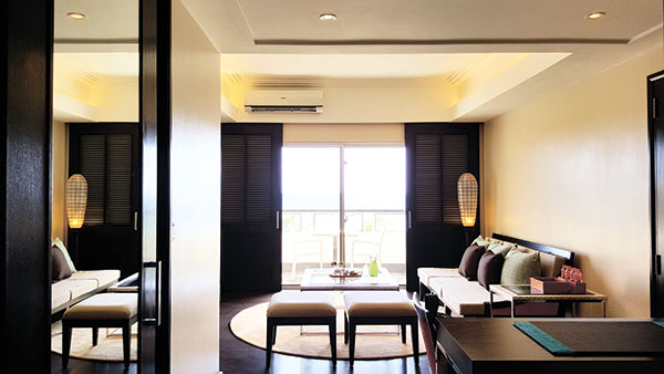 The Oceana Suite with a view of the sea