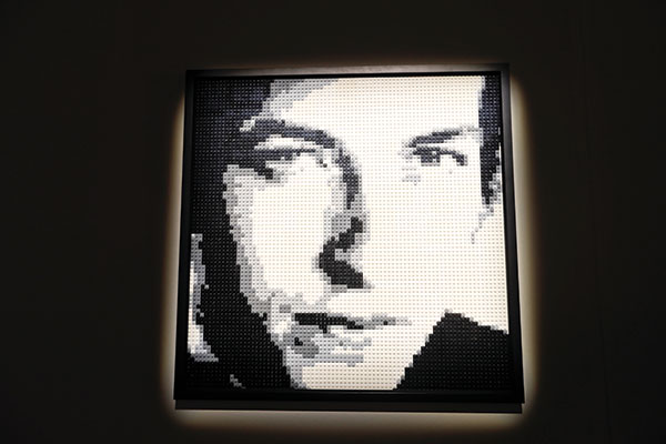 A sculpture of Bob Dylan, who was recently awarded the Nobel Prize for Literature. (AP PHOTO)