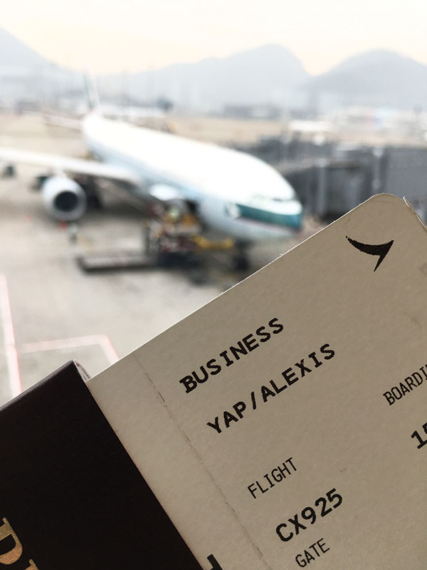 Cathay flight